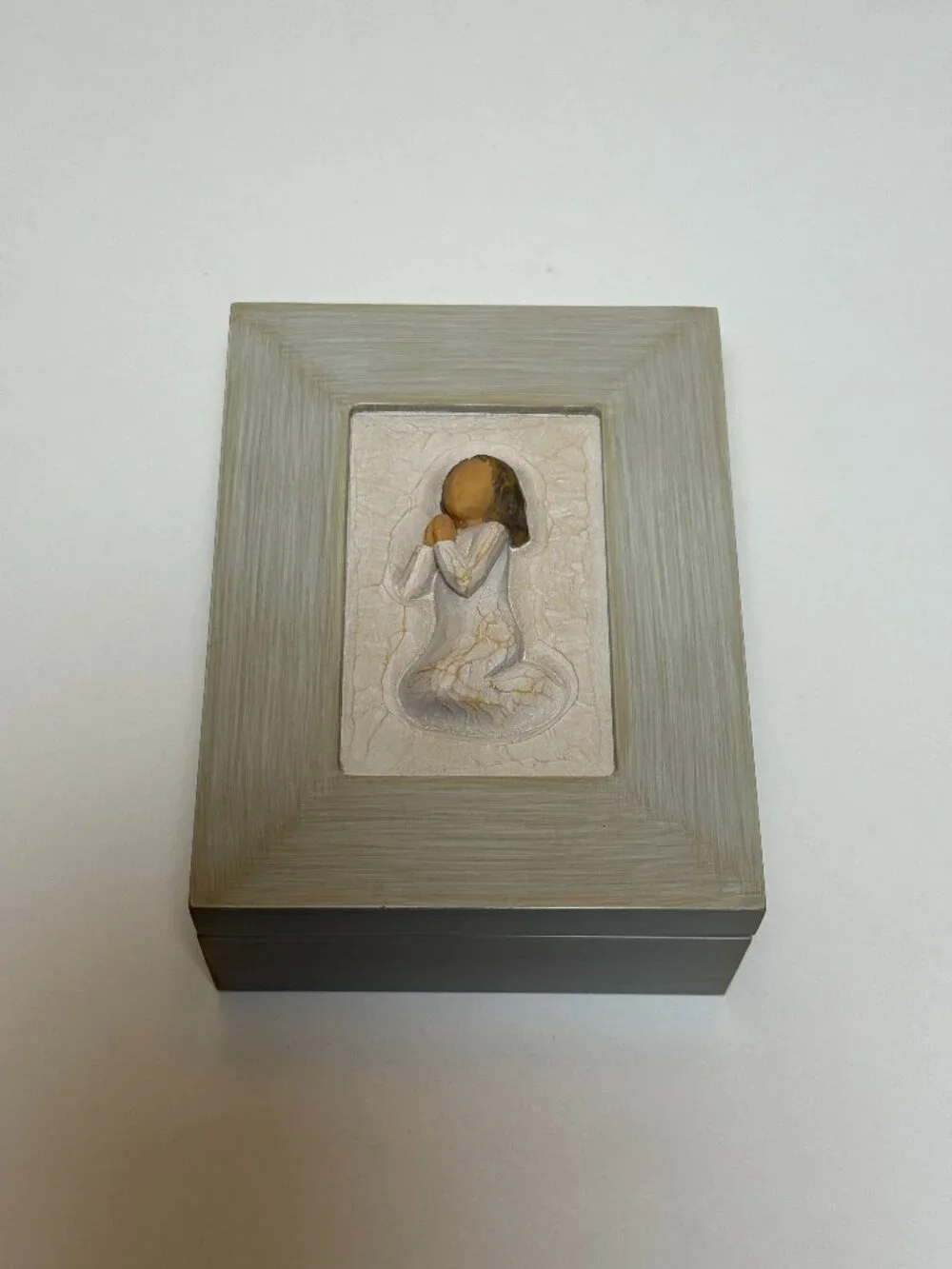 2007 Willow Tree Prayer Hinged Trinket Box Collectible Susan Lordi